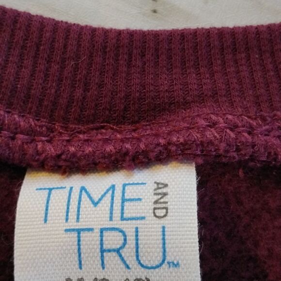 Women's Soft Pullover Sweatshirt Lounge Shirt Size M, L - Picture 3 of 4